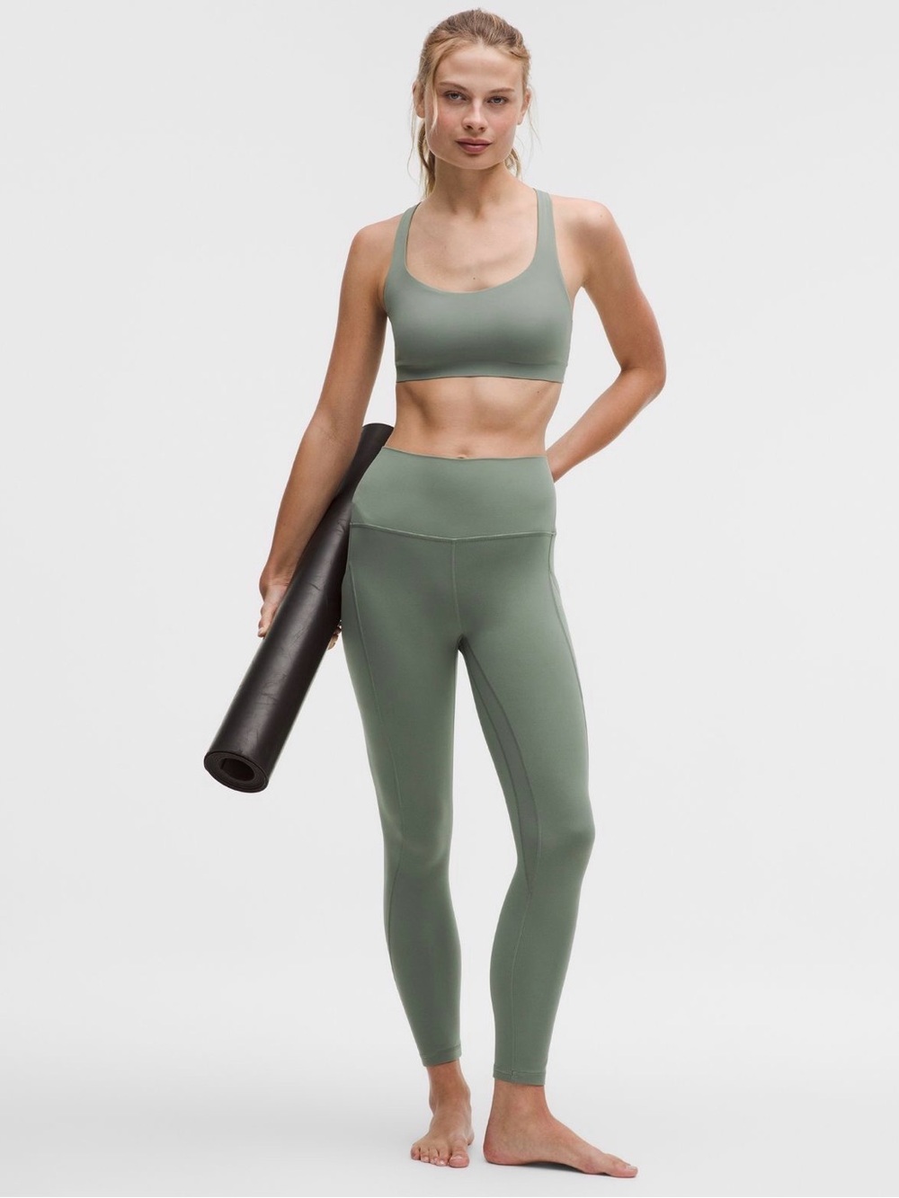 lululemon align high rise pant with pockets 25” size 6